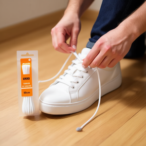 Laccio per scarpe Ilan 90 cm bianco per sneakers - Product Image 2