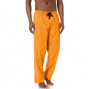 Men's <b>Light</b> Blue Corduroy Mid Waist Fleece Sleep Pants Elastic Drawstring Casual Winter Breathable Quick Dry <b>Trousers</b> - Product Image 5