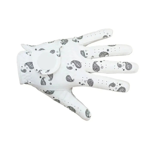 Best Quality Custom Logo Colors Pro Men Handed Golf <b>Gloves</b> Durable % PU Leather Sports Breathable <b>Moisture</b> Wicking - Product Image 5