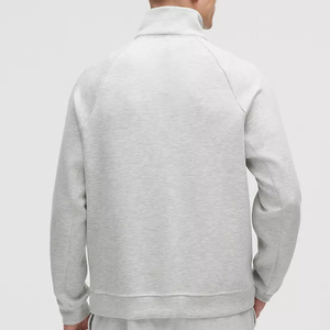 Custom Winter Digital Printing Cotton/Polyester Color Block Pullover <b>Jumper</b> 1/4 Quarter Half Zip Sweatshirt for Men Custom - Product Image 2