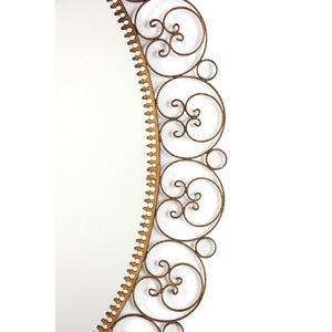 Industrial Modern Farmhouse Metal Framed <b>Mirror</b> with <b>Square</b> Tile Accents Wall Mount Handmade Decorative - Product Image 6