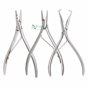 Pinzas de Alta Calidad para Extensiones de Cabello de Acero Inoxidable para Uso Comercial con Diseño de Anillo Micro y Logotipo Personalizado - Product Image 3