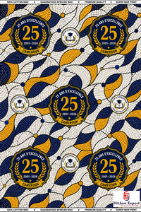 Custom African Wax Print Fabric Manufacturer School Anniversary Convention Uniform Celebration Fundraising <b>Textile</b> Supplier - Product Image 6