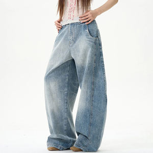 กางเกงยีนส์แฟชั่นใหม่สำหรับผู้หญิง คุณภาพสูง ปี 2026 ขายส่ง กางเกงคาร์โก้และทรงแบ็กกี้แบบสั่งทำพิเศษ - Product Image 3