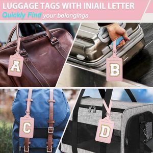 Etiquetas de Equipaje de Cuero PU de Alta Calidad, Elegantes y Modernas, con Solapa de Privacidad y Etiqueta para Nombre, para Uso en Viajes - Product Image 6