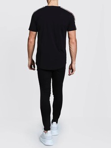 Unisex Oversized <b>Distressed</b> Washed Sports T-Shirt Custom Logo Streetwear <b>Top</b> plain T shirts for Printing - Product Image 3