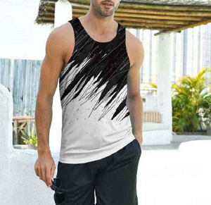 เสื้อกล้ามซับลิเมชั่นผู้ชายขายดี ใส่สบาย คุณภาพสูง แห้งเร็ว รุ่นใหม่ล่าสุด - Product Image 2