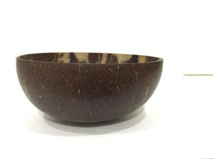 Cuenco de cáscara de coco pulido ecológico hecho a mano 100% artesanías naturales para el hogar ensalada de frutas arroz decoración del hogar de Vietnam - Product Image 6