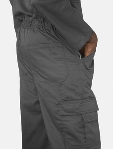 Combinaison de travail réfléchissante blanche pour hommes, uniforme de sécurité en coton avec impression de logo, service OEM - Product Image 3