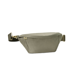 Sac banane en toile multi-poches léger avec sangle réglable, sac de taille durable pour femme, idéal pour les voyages, les activités de plein air et l'usage quotidien (OEM) - Product Image 1