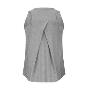 Débardeur de sport respirant pour femme en polyester et élasthanne, sans manches, pour yoga et fitness, séchage rapide, coupe ample - Product Image 5