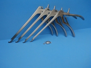 KERRISON Rongeurs 8'' 1,2,3, 4mm, hasta 45° °   Instrumento Quirúrgico Ortopédico 4 Piezas A+ - Product Image 1