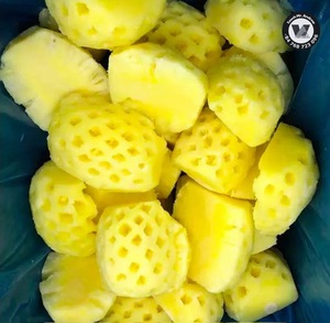 Piruletas de Piña Congeladas de Alta Calidad IQF, Trozos Firmes y Jugosos, Empaque a Granel para Envasado, Mezcla de Jugos y Plantas de Bebidas - Product Image 3