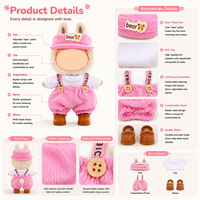   Vêtements de poupée unisexes en tissu à porter, tenues pour figurines de la série Generations Blind-Box, ensemble décontracté mignon de haute qualité