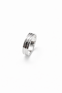 925 Sterling Silver Handmade Stackable Band Unisex Engagement <b>Ring</b> - Product Image 3