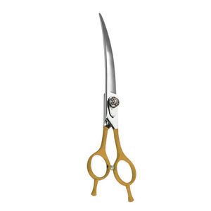 Professional Pet Hair Grooming <b>Scissor</b> Curved Blade Stainless Steel Grooming <b>Scissor</b> - Product Image 5