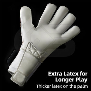 Gants de gardien de but en cuir sur mesure, best-sellers, faible MOQ, couleur unie, design unique, imperméables, antidérapants - Product Image 2