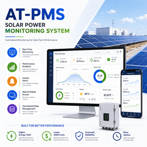 Système de surveillance de la production d'énergie des fermes solaires avec tableau de bord SCADA, Modbus, accès cloud |   AT-PMS – OEM et SCADA gratuit disponible - Product Image 1
