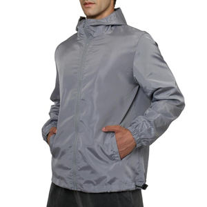 Veste coupe-vent personnalisée en nylon, zippée, imperméable, vintage, légère, pour homme, idéale pour la course et les activités de plein air - Product Image 3