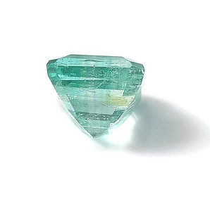 Esmeralda Nigeriana Natural, Corte Octogonal, 8.95 Ct, Gema Facetada (11.2x11.6x9.1mm), Color Verde con Efecto de Fuego, para Joyería - Product Image 5