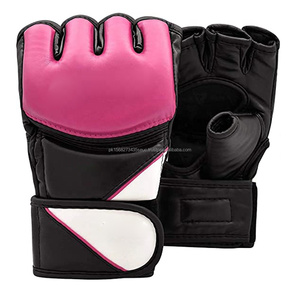Wholesale Half-Finger Grappling <b>Gloves</b> High Quality 8oz MMA <b>Gloves</b> With Custom Logo Professional Sizes for Kick Boxing Sports - Product Image 2