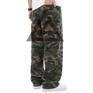 Dernier design – Jean ample en denim uni pour homme, style vintage, streetwear oversize, délavé, effet usé, hip-hop Y2K, hiver - Product Image 2