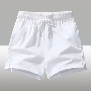 Pantalones Cortos de Algodón Lavado para Hombre 2026, Estilo Vintage, con Cordón, Jogger, Casuales, Holgados, Deportivos - Product Image 3
