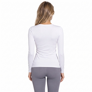 Women Dry Fit <b>T</b> <b>Shirt</b> Crew Neck Yoga Workout Top <b>Ladies</b> Sportswear Tee Quick Dry Yoga Top <b>Ladies</b> Athletic Base Layer Tee <b>Shirt</b> - Product Image 4
