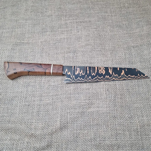 Couteau de chef personnalisé artisanal en acier inoxydable Burraq Ecommerce, 8 pouces, manche en aluminium, épaisseur 3,0 mm, NOUVEAU style - Product Image 5