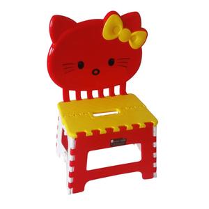 Chaise bébé pliable la plus vendue, mobilier de maternelle, chaise pliante en plastique motif chaton personnalisable pour tout-petit - Product Image 4