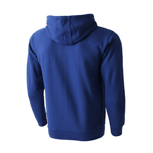 เสื้อฮู้ดดี้ผู้ชายสีน้ำเงินรอยัลคุณภาพพรีเมียม ทรงปกติ ผ้าฝ้าย สวมใส่สบาย สีพื้น มีกระเป๋า - Product Image 2