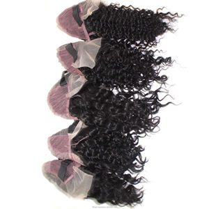 Descubre las pelucas de cabello humano Pizazz 13x6 con ondas corporales, encaje frontal transparente, pre-arrancadas, densidad 180, encaje frontal HD, sin pegamento, 9A. - Product Image 3