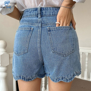 <b>Women's</b> Loose Fit Denim Shorts Fashion Summer Cotton <b>Jean</b> Shorts OEM ODM Clothing Manufacturer Wholesale Price - Product Image 4