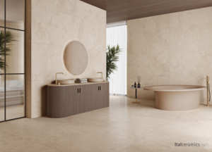 กระเบื้องพอร์ซเลนวาเลนตินา ครัสซานโน อารีน่า พรีเมียม ลักชัวรี่ ขนาด 600x1200 มม. หนา 8.5 มม. ผิวมัน เคลือบกันความร้อน - Product Image 1