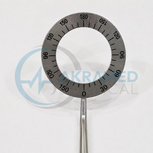 Anillo de Fijación Appasamy con Certificación CE, con Calibrador de Grados, Instrumento Quirúrgico Oftálmico de Acero Inoxidable, Reutilizable - Product Image 2
