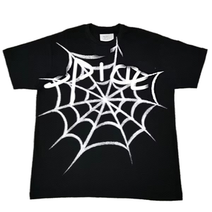 T-shirt décontracté unisexe ample à manches courtes 100 % coton 180 g, imprimé araignée intégral, anti-boulochage - Product Image 4