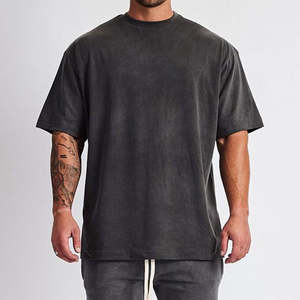 เสื้อยืดแขนสั้นโอเวอร์ไซส์สำหรับฤดูร้อน ขายส่ง คุณภาพสูง ดีไซน์ลำลอง ผ้าสแปนเด็กซ์/คอตตอน รับสั่งทำลายพิมพ์ - Product Image 3