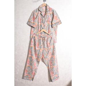 Women's Cotton Printed Pajama Set Lightweight Soft PJ Set for Sleepwear Loungewear and Relaxation - Product Image 1
