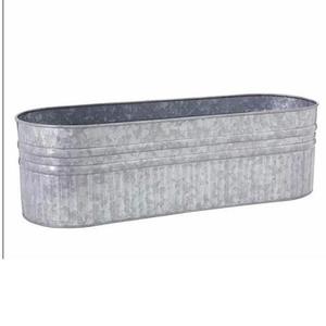 Jardinière en métal galvanisé pour la décoration intérieure et extérieure du jardin - Product Image 5