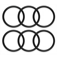Moen 146789 Joints toriques de remplacement compatibles avec les robinets de cuisine à levier unique Moen spécifiques - Noir (6 pièces)