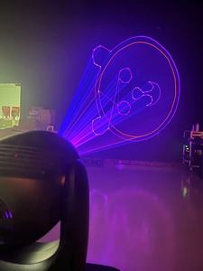 ไฟเลเซอร์แบบขยับหัว5W RGB DMX512ดิสโก้ปาร์ตี้ KTV <span class=keywords><strong>RAVE</strong></span> - Product Image 5