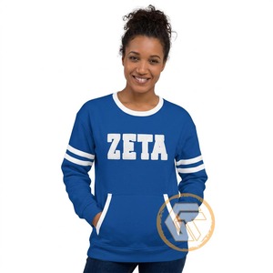 Wholesale Custom Made Winter Embroidered Zeta Phi Beta Women's Sorority Pullover Sweatshirt Cotton Fleece Breathable - Product Image 4