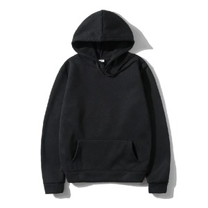 Men's <b>Orange</b> Hooded Sweatshirt Regular Fit Casual <b>Fleece</b> Hoodie With Pocket Autumn Wear Knitted Solid Color 2027 - Product Image 3