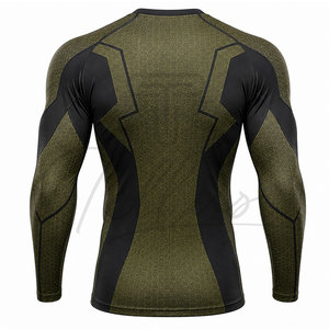 CMen <b>Compression</b> <b>shirt</b> High quality Solid Color Stretch Gym Slim Fit <b>Compression</b> <b>shirt</b> High Quality <b>Men</b> <b>Compression</b> <b>Shirt</b> - Product Image 2
