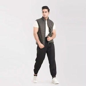 Chaleco Acolchado de Lana para Hombre, Reversible, Ecológico, Estilo Urbano, Impermeable, Transpirable, Ligero y Resistente al Viento - Product Image 1