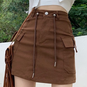Jupe cargo en coton premium pour femme, vente en gros OEM, taille haute, streetwear d'été, nouvelle arrivée, jupe cargo pour femme - Product Image 6