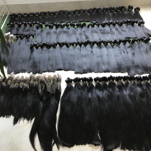 Vendeurs d'extensions de cheveux d'usine au prix de gros 100% cheveux bruts à double étirage non traités 100% os vietnamien droit doux soyeux - Product Image 5