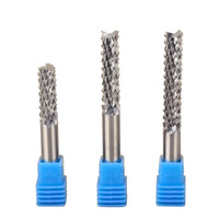 Fraise en carbure de tungstène pour PCB, fraises de gravure pour circuits imprimés, fraises à maïs, OEM, 2 flûtes, 15 hélices