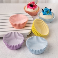 Moules à gâteaux ronds en papier blanc de qualité alimentaire en gros, écologiques, jetables, pour cupcakes