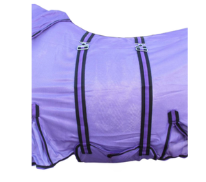 Manta Antimoscas para Caballos, Malla Transpirable, Manta de Protección Contra Moscas de Verano, Equipo Ecuestre - Product Image 5